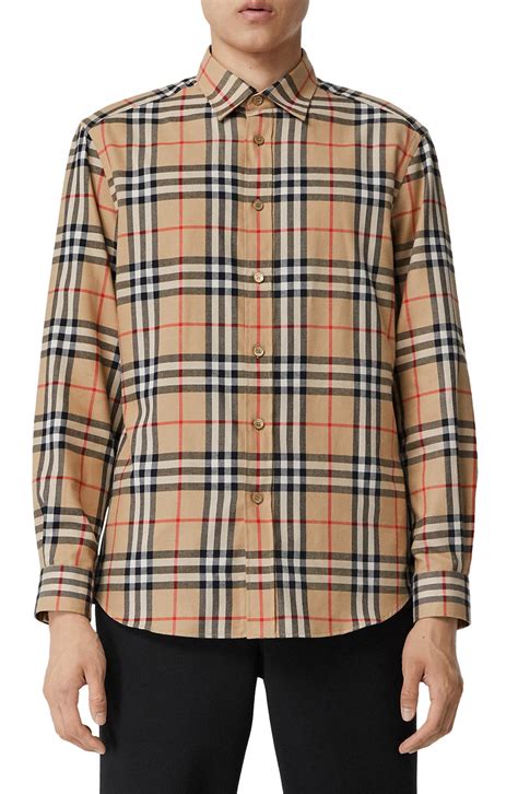 burberry button up women's.